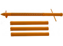 Труба-воздуховод сборная со шнеком L=5м