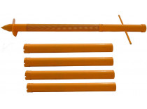 Труба-воздуховод сборная со шнеком L=6м